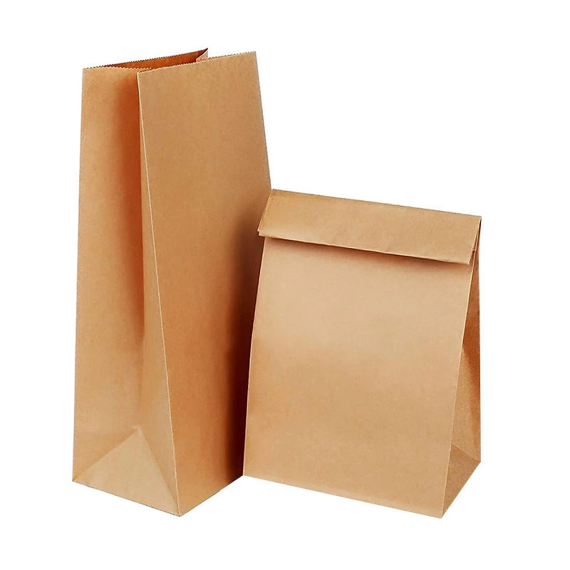 brown kraft takeaway bags