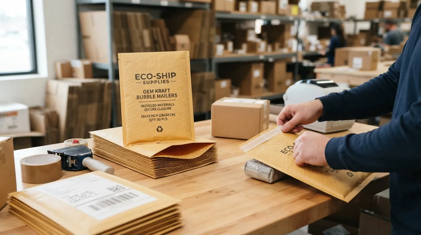 OEM Kraft bubble mailers