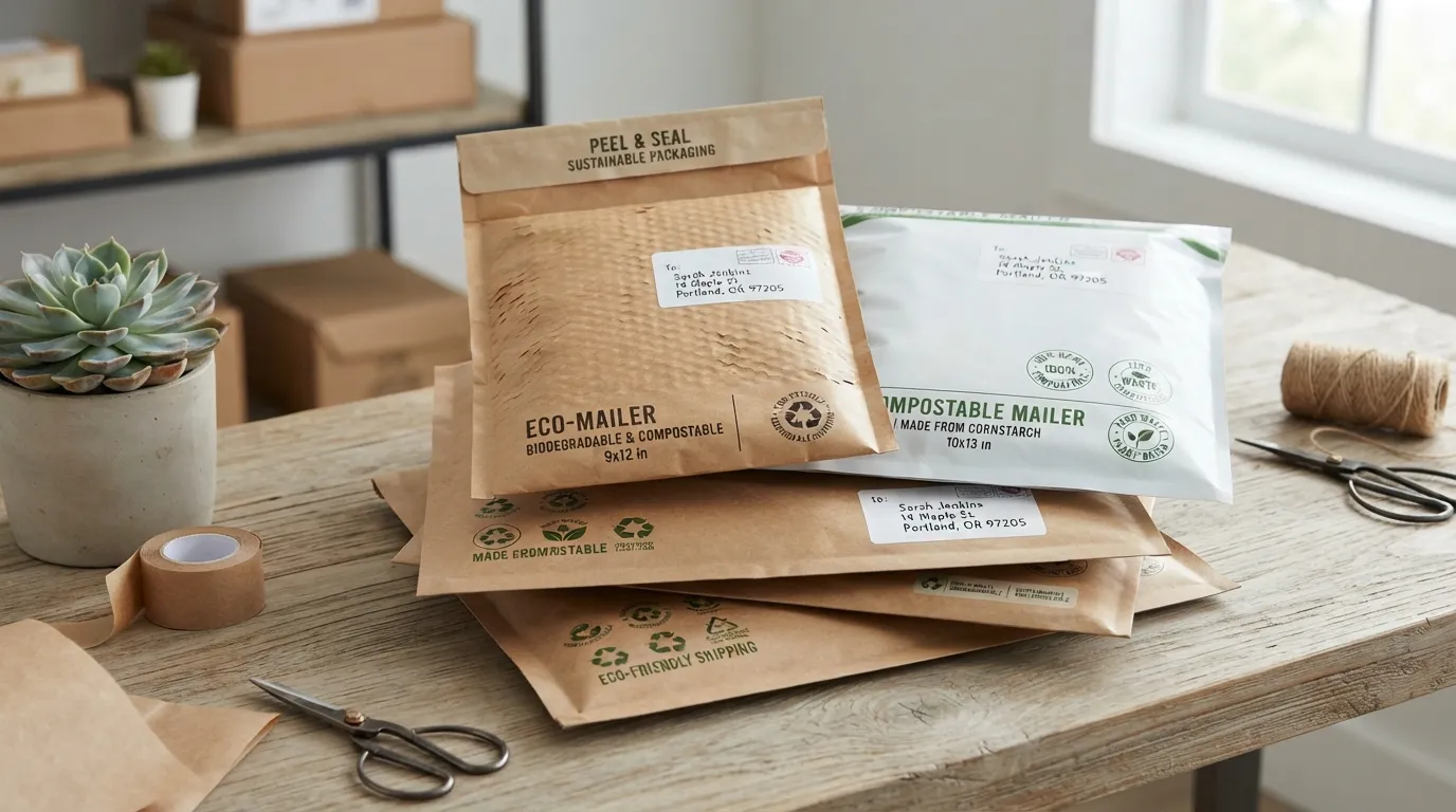biodegradable shipping mailers